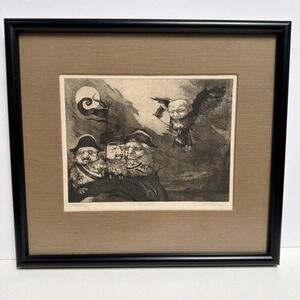 Charles Bragg "The Roost" AP Artist Proof Signed Framed Lithograph 19"